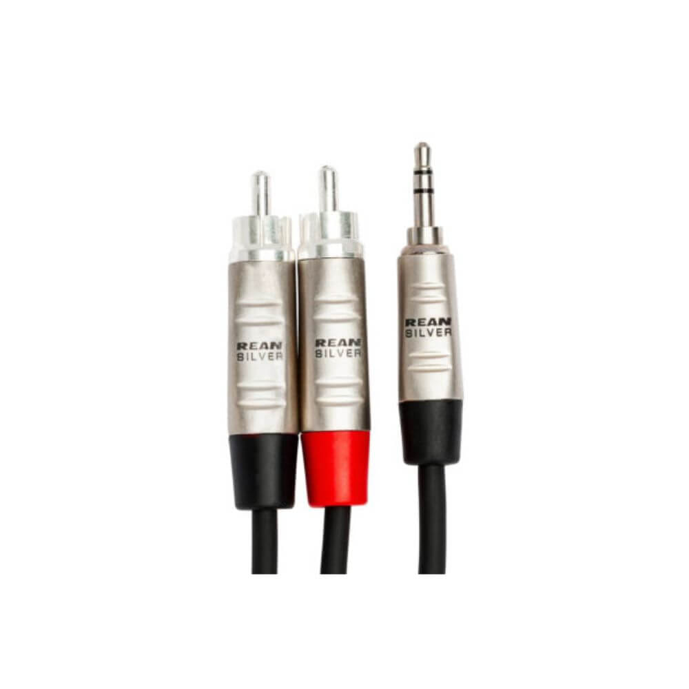 สายสัญญาณ HOSA (HMR-010Y) PRO STEREO BREAKOUT, REAN 3.5 MM TRS TO DUAL RCA, 10 ฟุต_3
